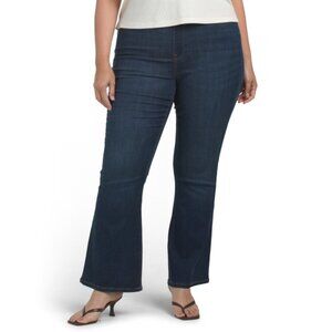 WARP + WEFT Denim Plus Pull On Flare Jeans